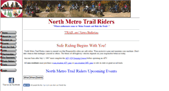 Desktop Screenshot of northmetrotrailriders.com